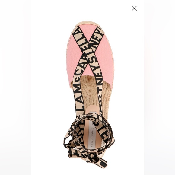 Stella McCartney Pink Gaia Open Espadrilles size 36 worn only a handful of times - Picture 1 of 4